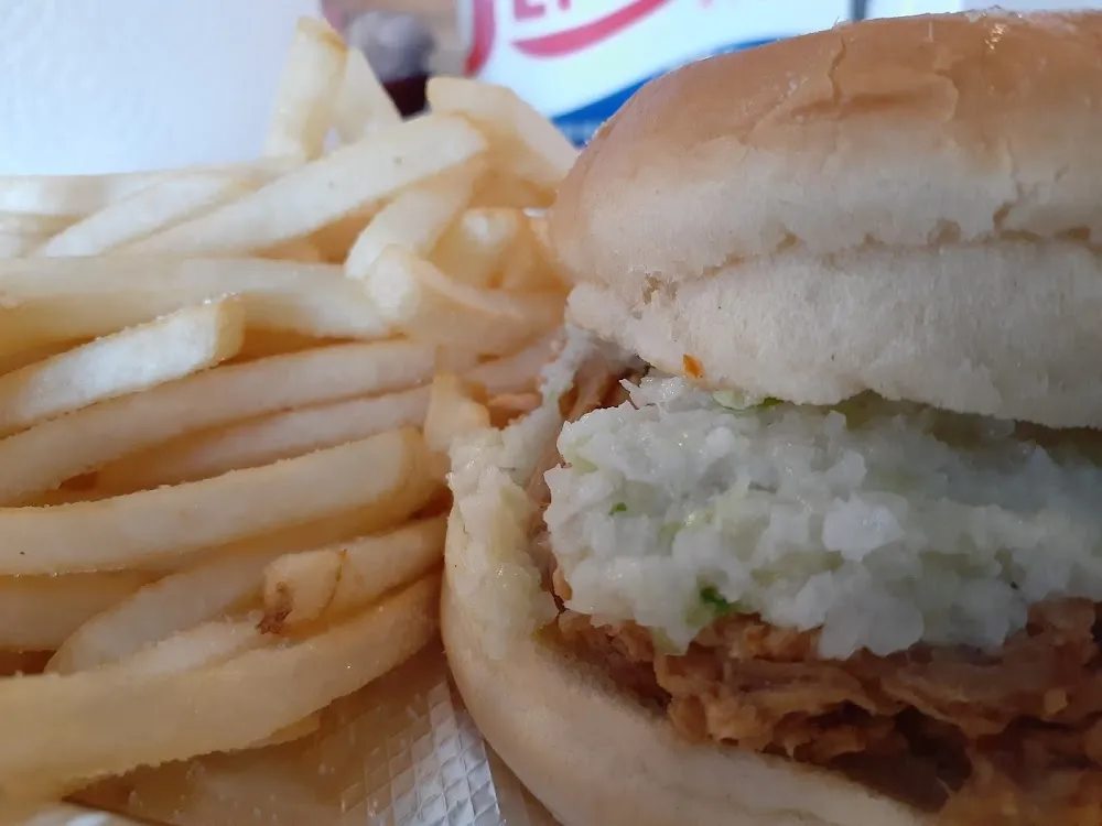 Pork BBQ Sandwich with Fries